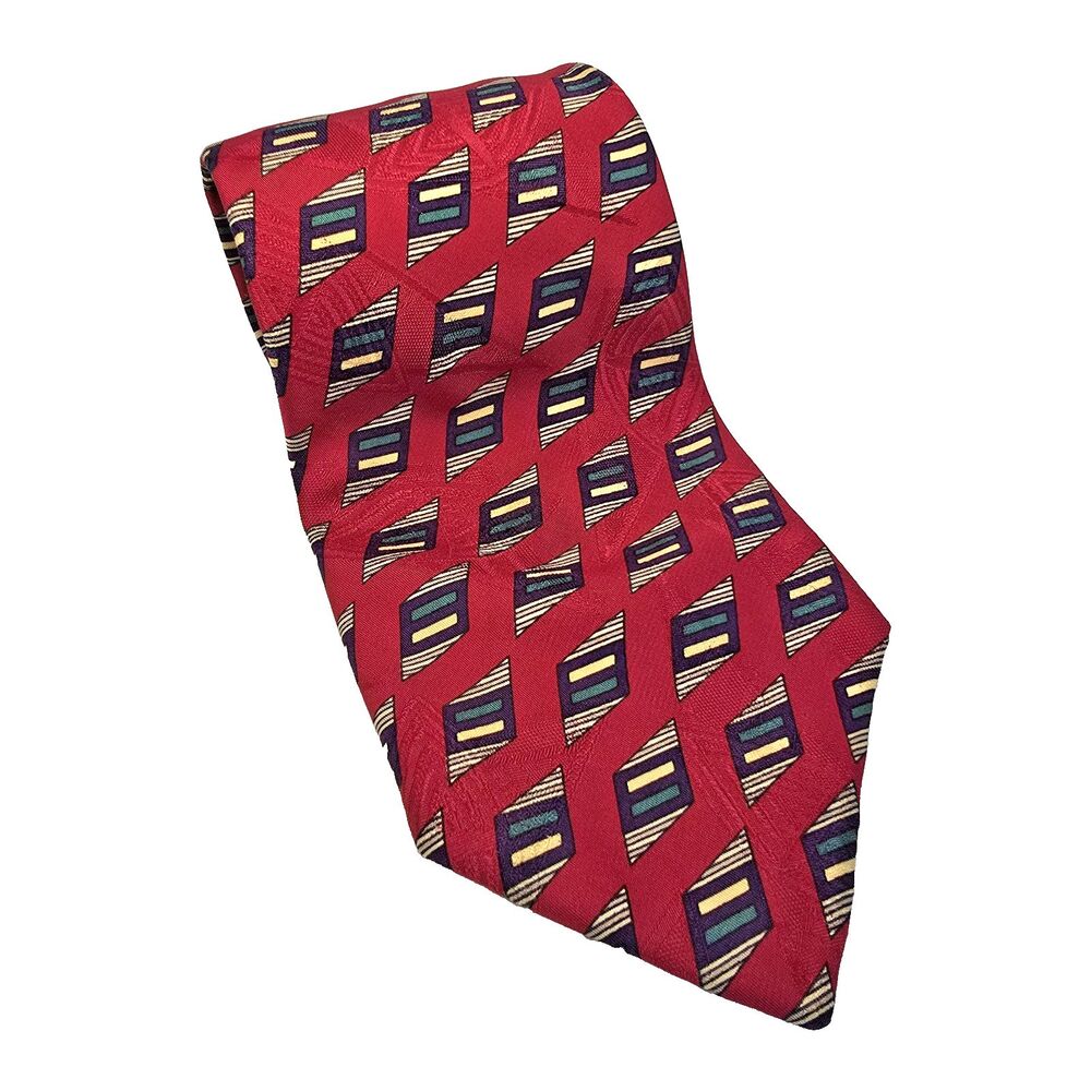 Rare Robert Talbott BOC Johns Island Club 100% Silk Hand Made Tie Red